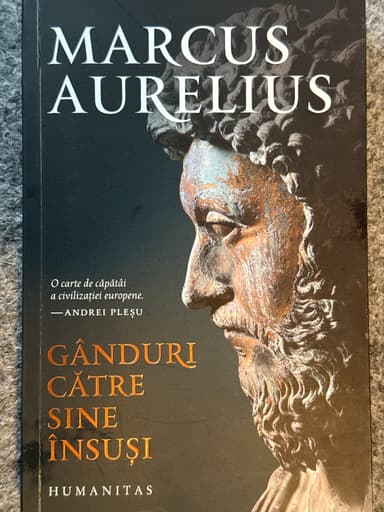 Coperta cărții Gânduri către sine însuşi