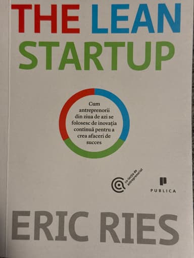 Coperta cărții The Lean Startup