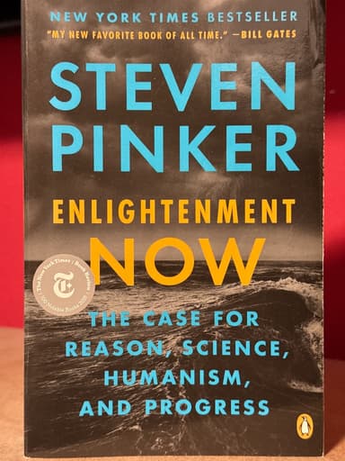 Coperta cărții Enlightenment now