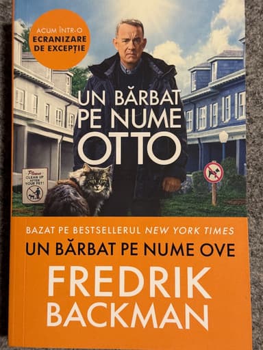Coperta cărții Un bărbat pe nume Otto