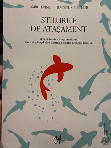 Coperta cărții Stilurile de atașament