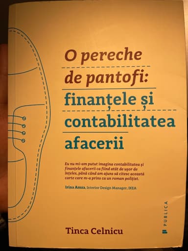 Coperta cărții O pereche de pantofi